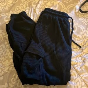 Black Jogger Pants , Size Medium